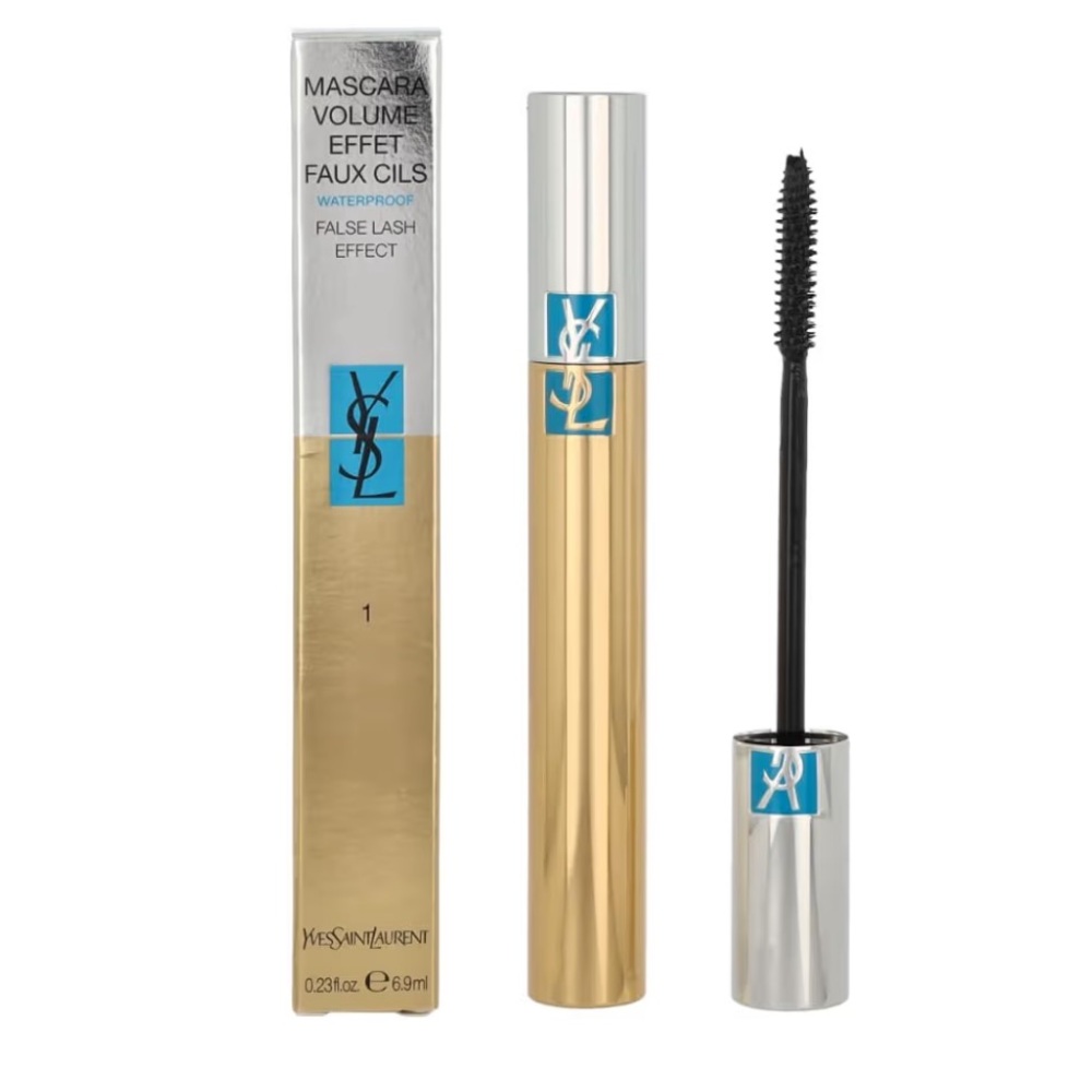 YSL Mascara Volume Effet Faux Cila Waterproof Yves Saint Laurent #1 Charcoal Blk
